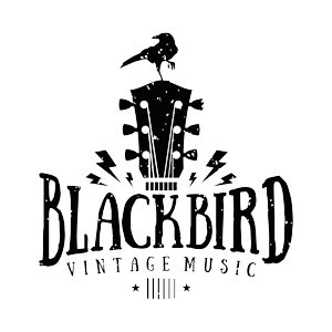 Vintage Black Bird Logo - Blackbird Vintage Music
