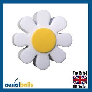 Daisy Flower Logo - Cute White Daisy Flower Car Aerial Ball Antenna Topper SELLER