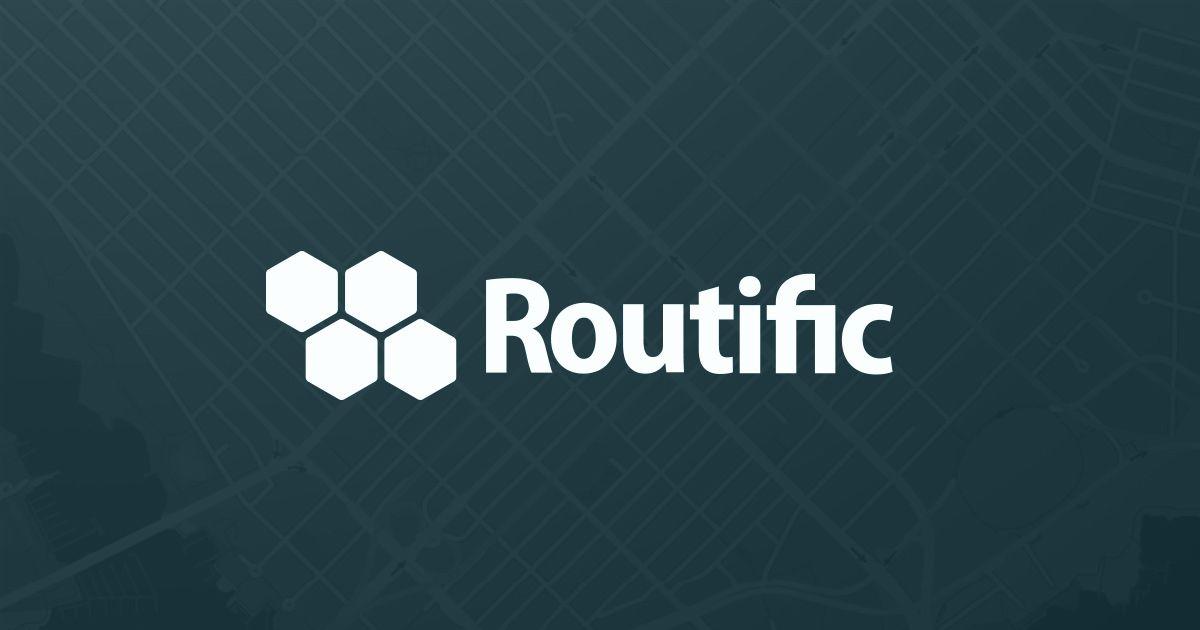 Routific Logo - Route Optimization, Delivery Route Planner