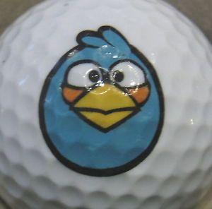 Angry Birds Logo - 1) ANGRY BIRDS LOGO GOLF BALL