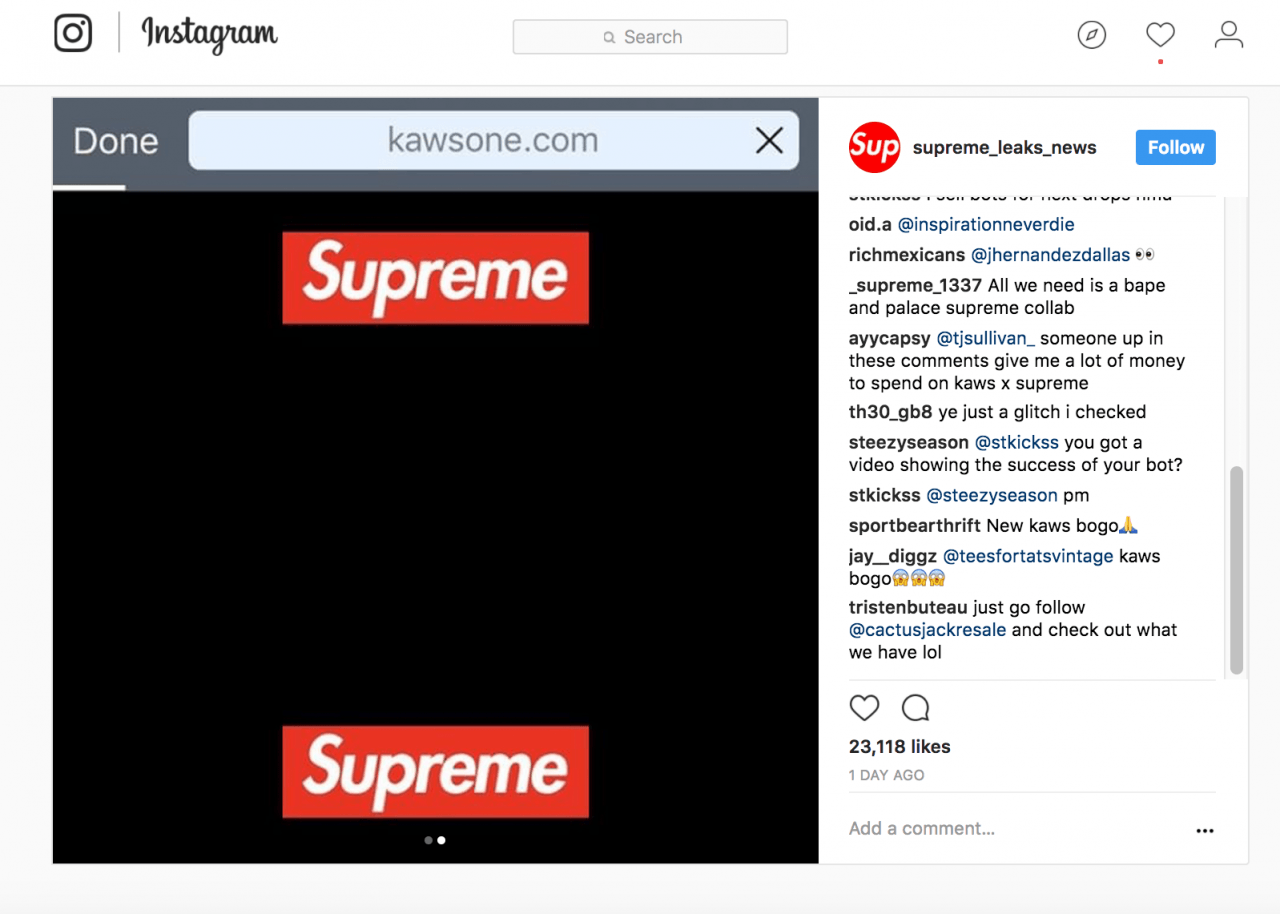 Kaws Supreme Collab Logo - A Second Kaws x Supreme Collab in the Works or Just a Glitch ...