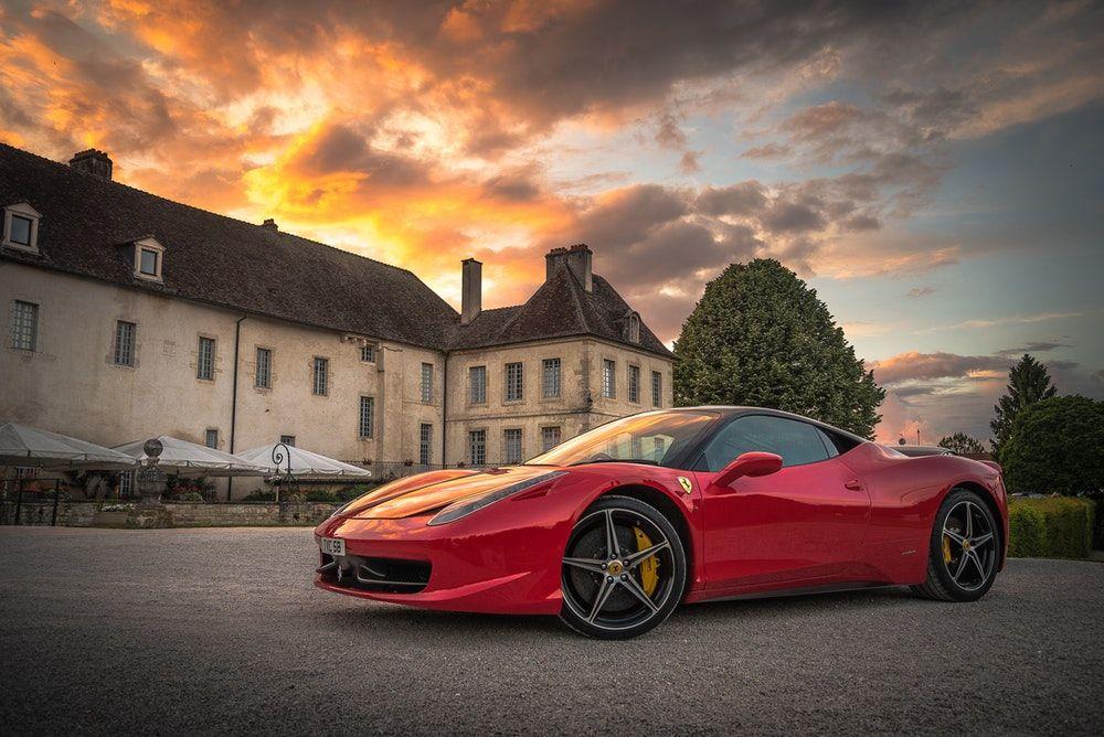 Red Sports Car Logo - Ferrari Picture. Download Free Image