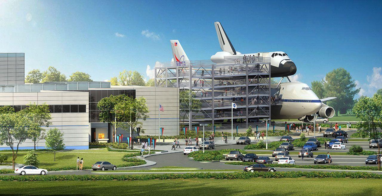 NASA Space Center Houston Logo - Shuttle Carrier Aircraft to be Displayed in Houston | NASA