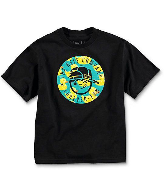 Neff Clothing Logo - Neff Boys Company Kids Black T-Shirt | Zumiez