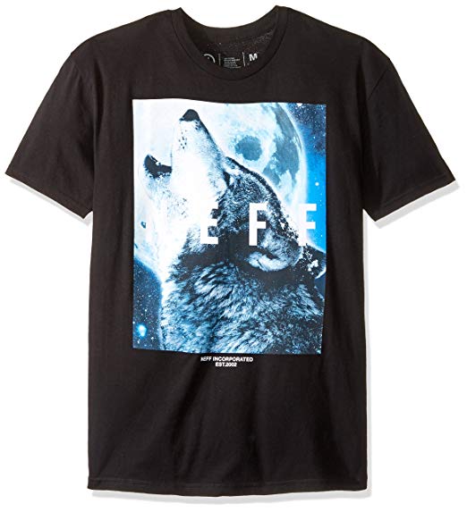 Neff Clothing Logo - Amazon.com: neff Men's Quad Lone Wolf T-Shirt: Clothing