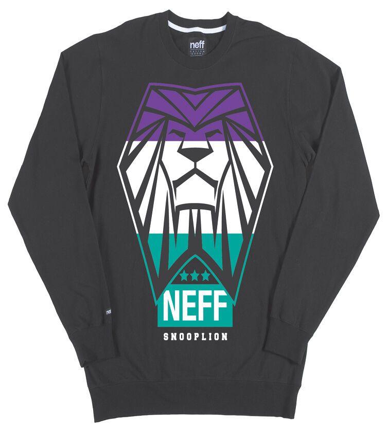 Neff Clothing Logo - BRAND NEW W TAGS Neff SNOOP LION DOGG TRIUMPH Crew Sweater Grey
