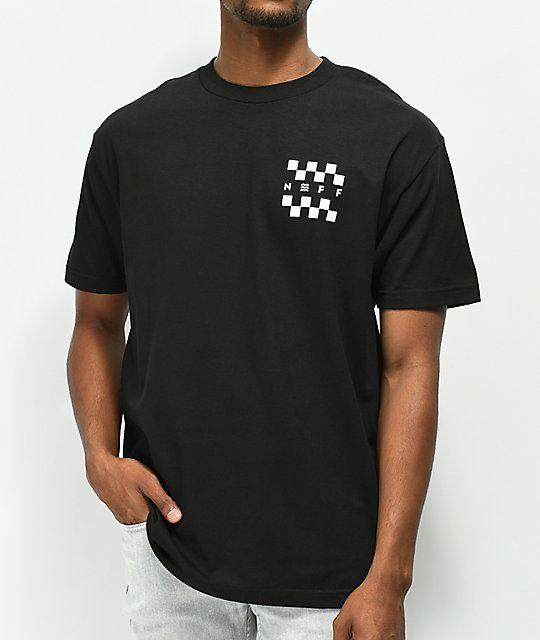 Neff Clothing Logo - Neff Checkerboard Black T-Shirt | Zumiez
