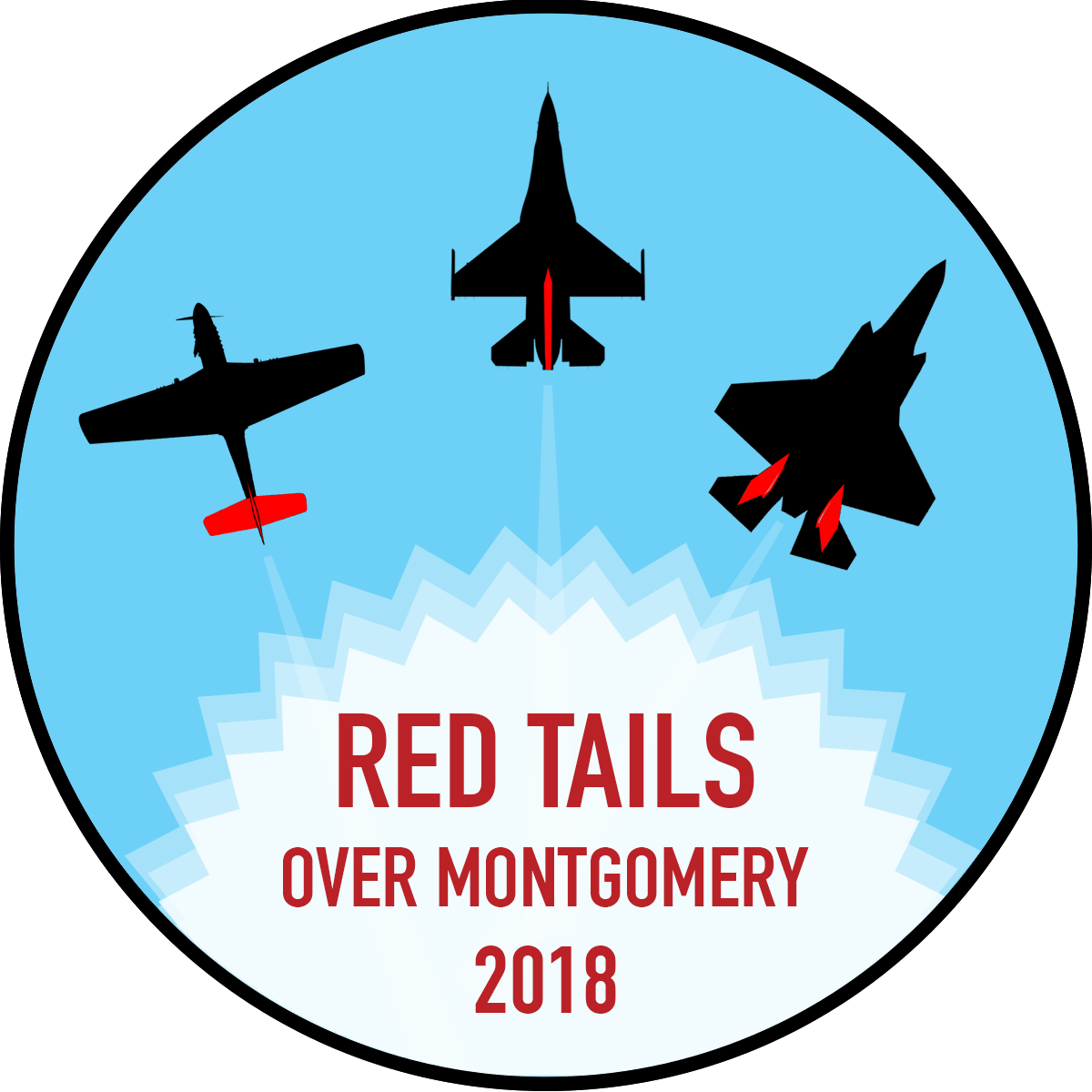 Red Tails Logo - Red Tails Air Show Logo – Red Tails Airshow 2018