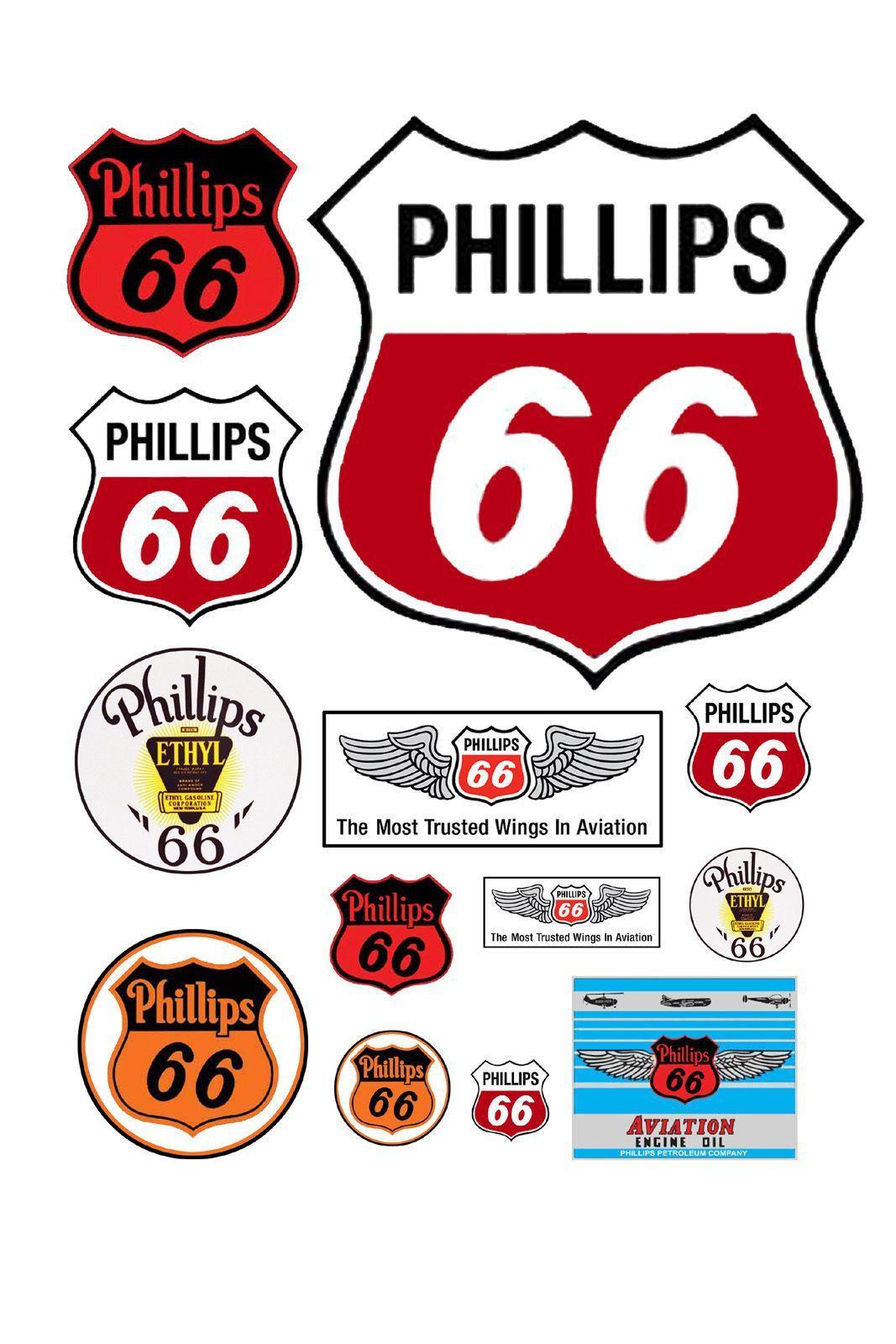 Phillips 66 Logo - 1:25 G scale Phillips 66 gas station signs. Gas Pumps. Phillips 66