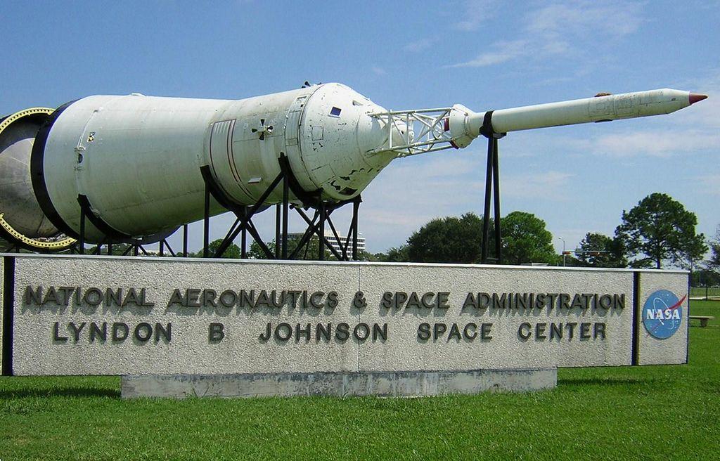 NASA Space Center Houston Logo - LYNDON B. JOHNSON SPACE CENTER. The Handbook of Texas Online. Texas