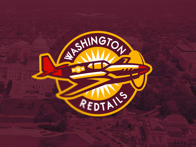 Red Tails Logo - Washington Redtails by Mark Crosby | Dribbble | Dribbble