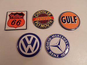 Phillips 66 Logo - Magnets Gulf Gas Phillips 66 VW Chrysler Mercedes Refrigerator