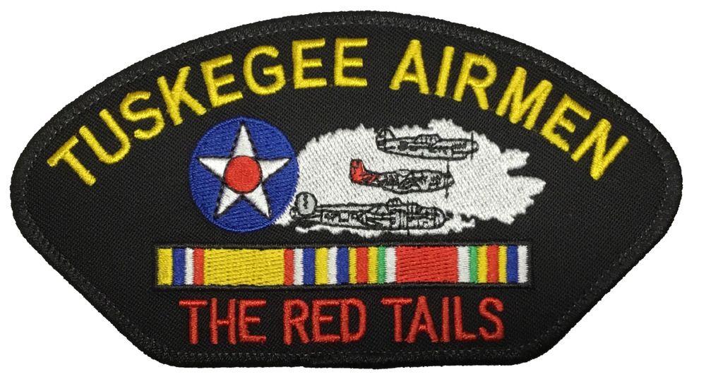 Red Tails Logo - Tuskegee Airmen Veteran Red Tails Iron On Patch