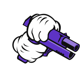 Crooks and Castles Hand Logo - Purple Crooks & Castles Pistol » Emblems for GTA 5 / Grand Theft Auto V