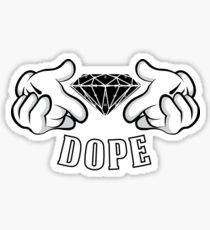 Dope Diamond Hands Logo - Mickey Hands Stickers | Redbubble