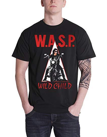 Wasp Band Logo - Amazon.com: Wasp T Shirt Wild Child The Last Command Band Logo ...