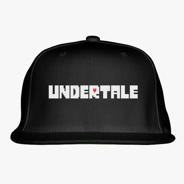 Undertale Logo - Undertale logo Snapback Hat - Embroidery