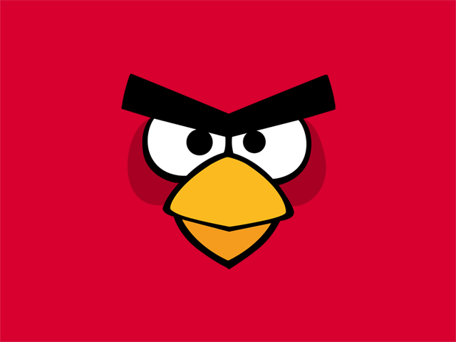 Angry Birds Red Logo - Angry Birds Wallpaper Red