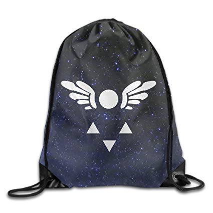 Undertale Logo - PRIMEEE Undertale Logo Drawstring Backpack Sack Bag