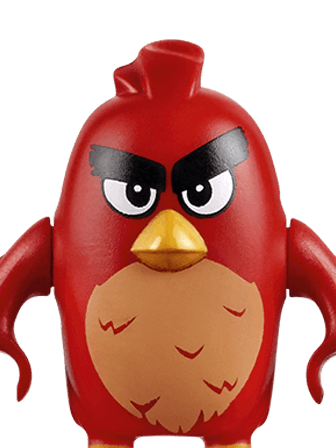 Angry Birds Red Logo - Red - LEGO® The Angry Birds™ Movie - Characters and Minifigures ...