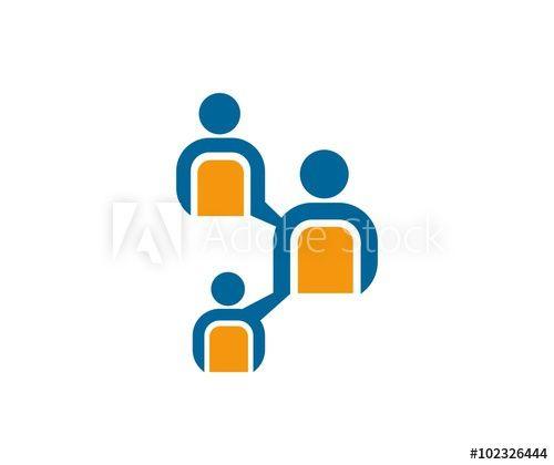 Connecting People Logo - Connecting people logo this stock vector and explore similar