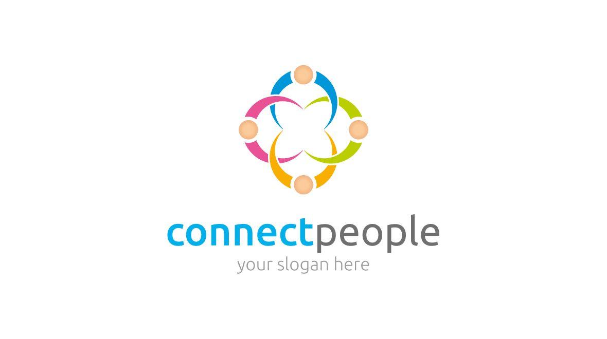 Connecting People Logo - Connect - People Logo - Logos & Graphics