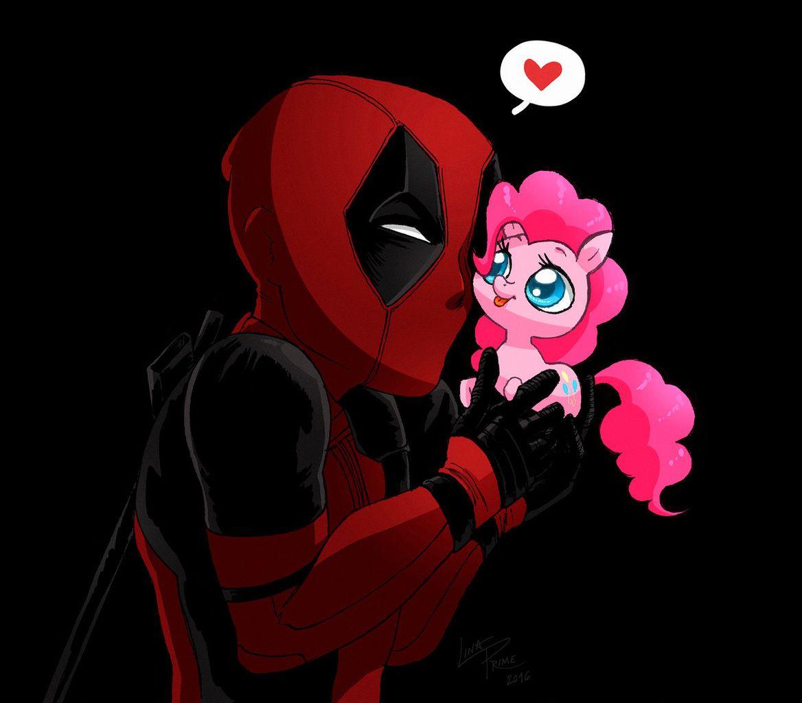 Little Deadpool Heart Logo - artist:linaprime, crossover, deadpool, heart, marvel