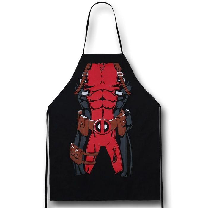 Little Deadpool Heart Logo - Deadpool Cooking Apron