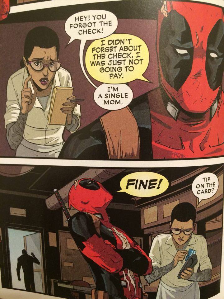 Little Deadpool Heart Logo - Comic Review: Deadpool