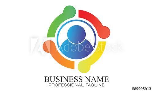 Connecting People Logo - Connecting People Media Logo Vector this stock vector