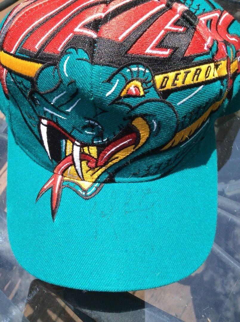 Detroit Vipers Logo - VTG 90's Detroit Vipers The Game BIG LOGO Snapback Hat Cap not ...