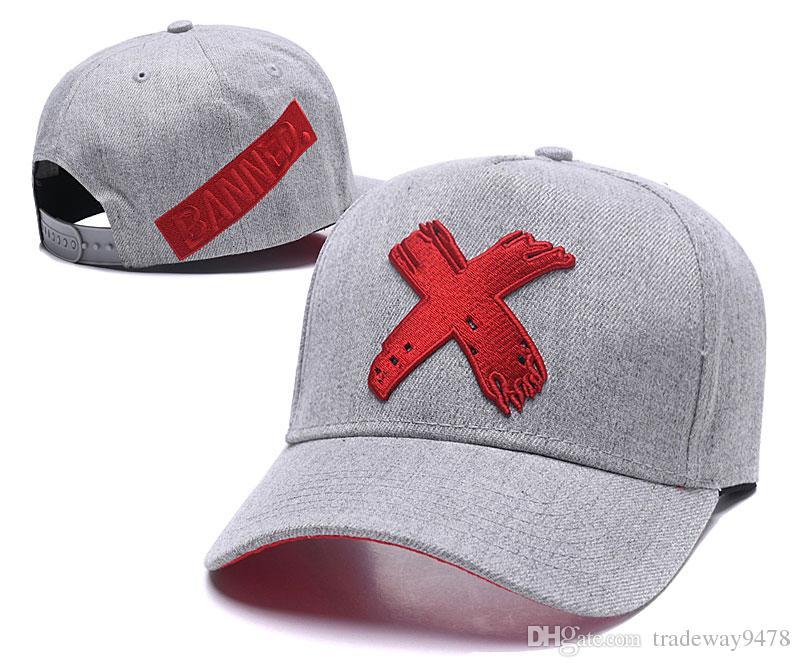 Xlogo Logo - 2018 NEW Banned X Logo Baseball Caps Fashion 6 Panel Snapback Gorras ...