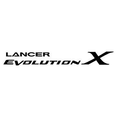 Xlogo Logo - Mitsubishi Evolution X Logo Custom Designs, LLC