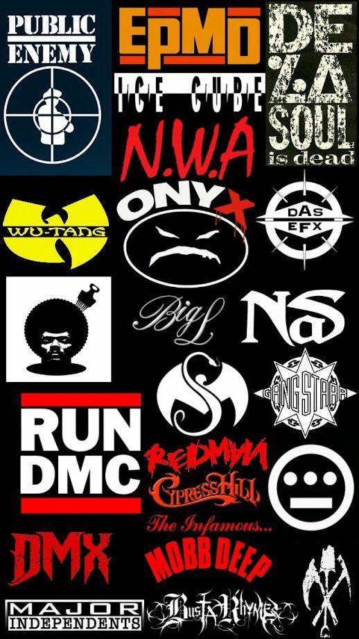 Best Rap Group Logo - Hip Hop Logo Iphone 5 Wallpaper | Old School Hip-Hop | Pinterest ...