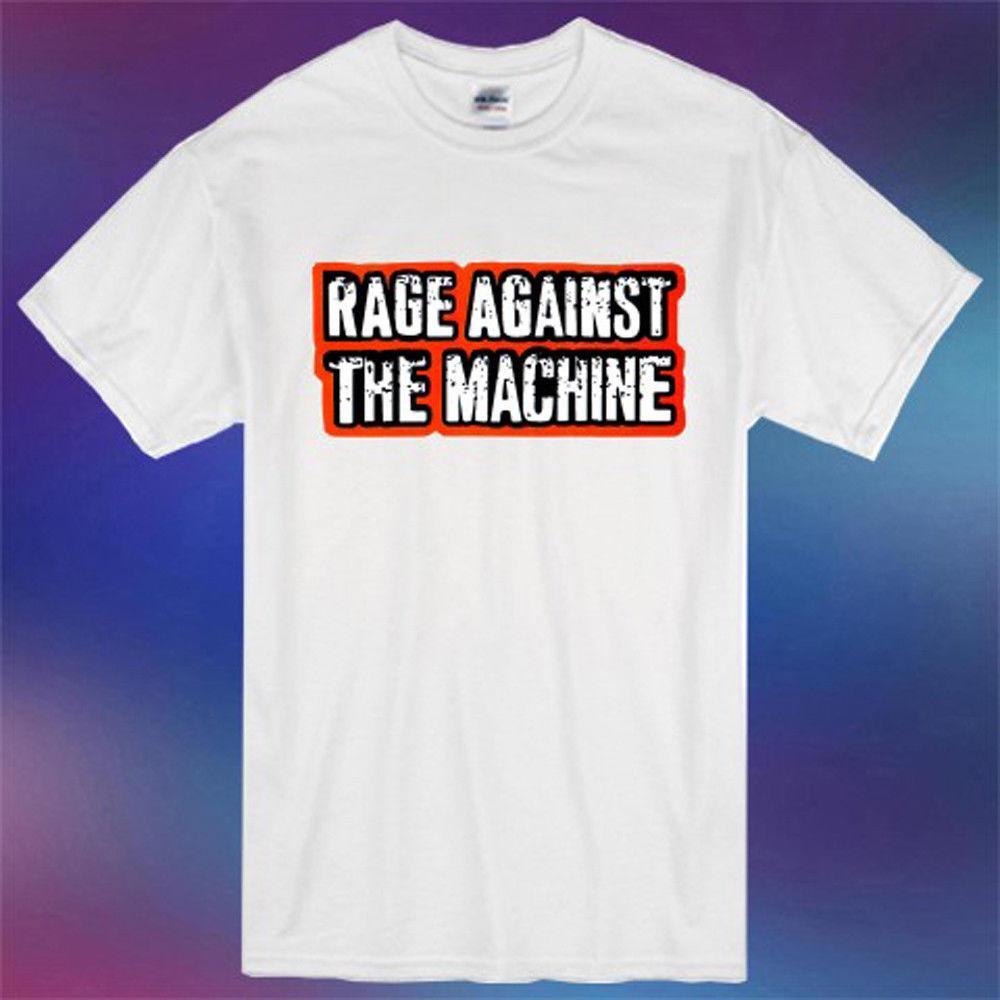 Rap Band Logo - New Rage Against The Machine Rap Band Logo Men'S White T Shirt Size ...