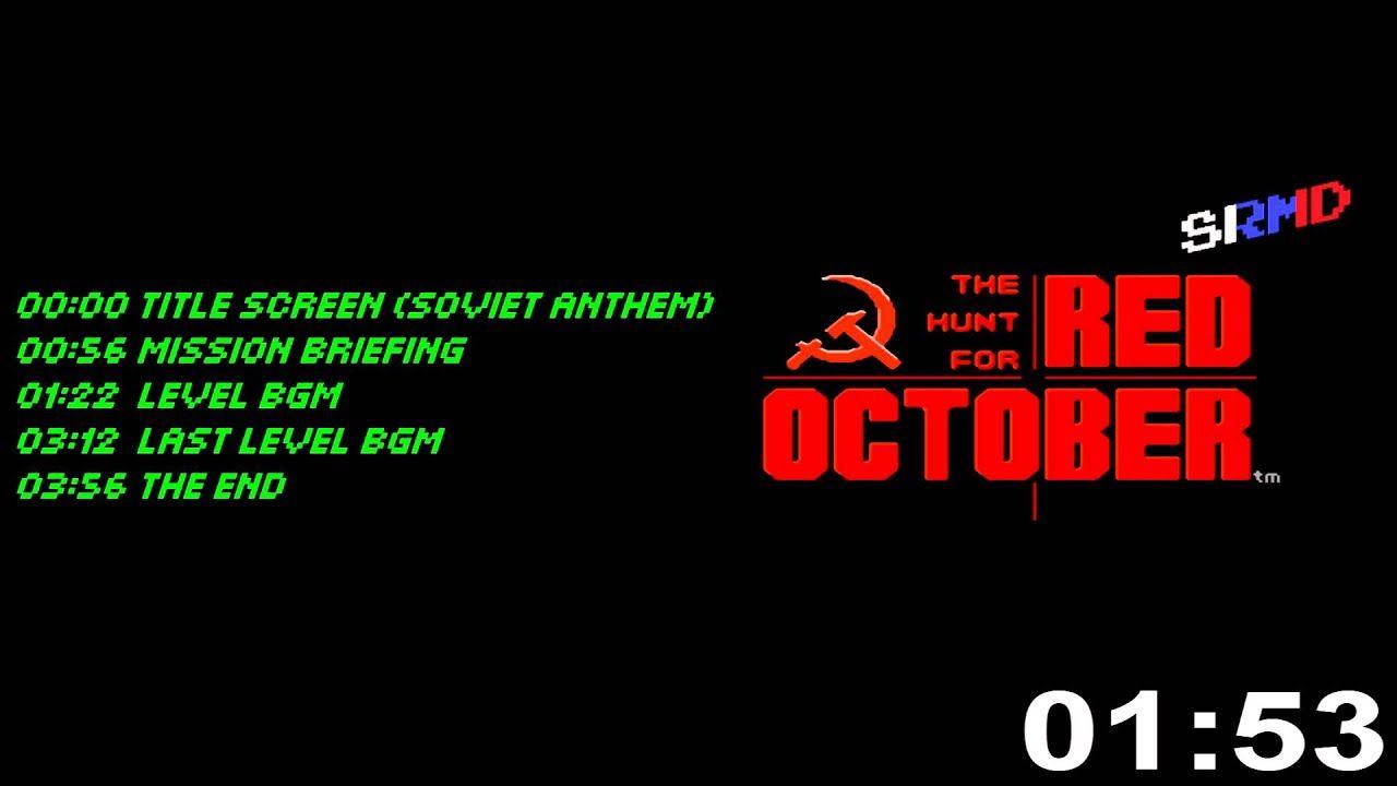 Red October Title Logo - The Hunt for Red October [NES] (PAL) Music / Soundtrack