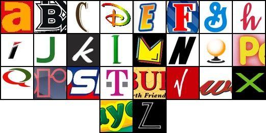 Alphabet Brands Logo - Brand by Letter Quiz - By andmybirdcansing