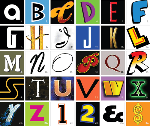 Alphabet Brands Logo - ramp creative+design | Blog | Quiz Time: Film & TV Alphabet