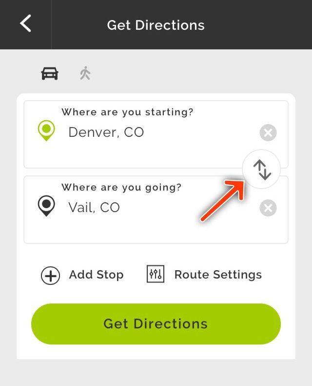 Map Quest App Logo - How to reverse your route stops – MapQuest | Help