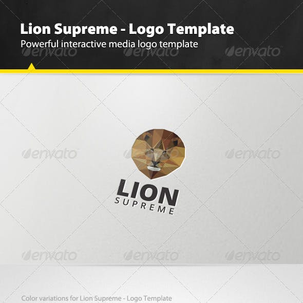 Lion Supreme Logo - Supreme Logo Graphics, Designs & Templates from GraphicRiver