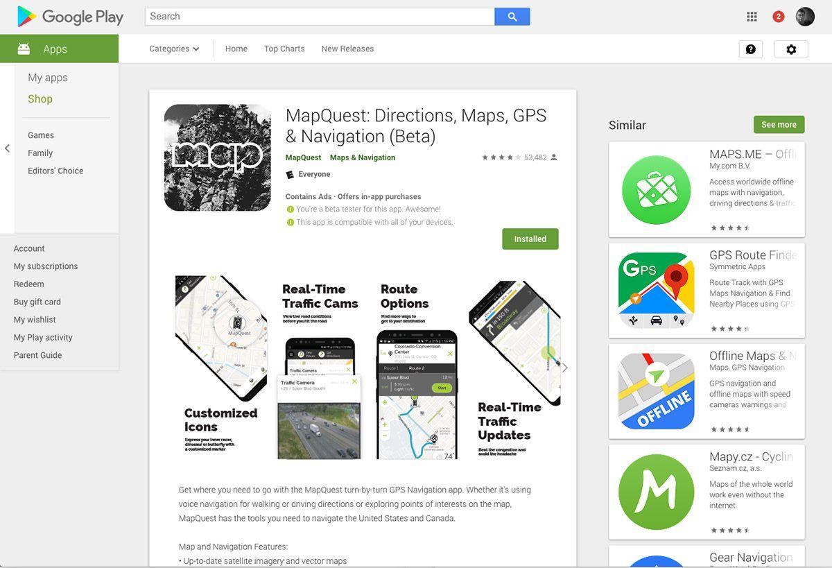 Map Quest App Logo - MapQuest on Behance
