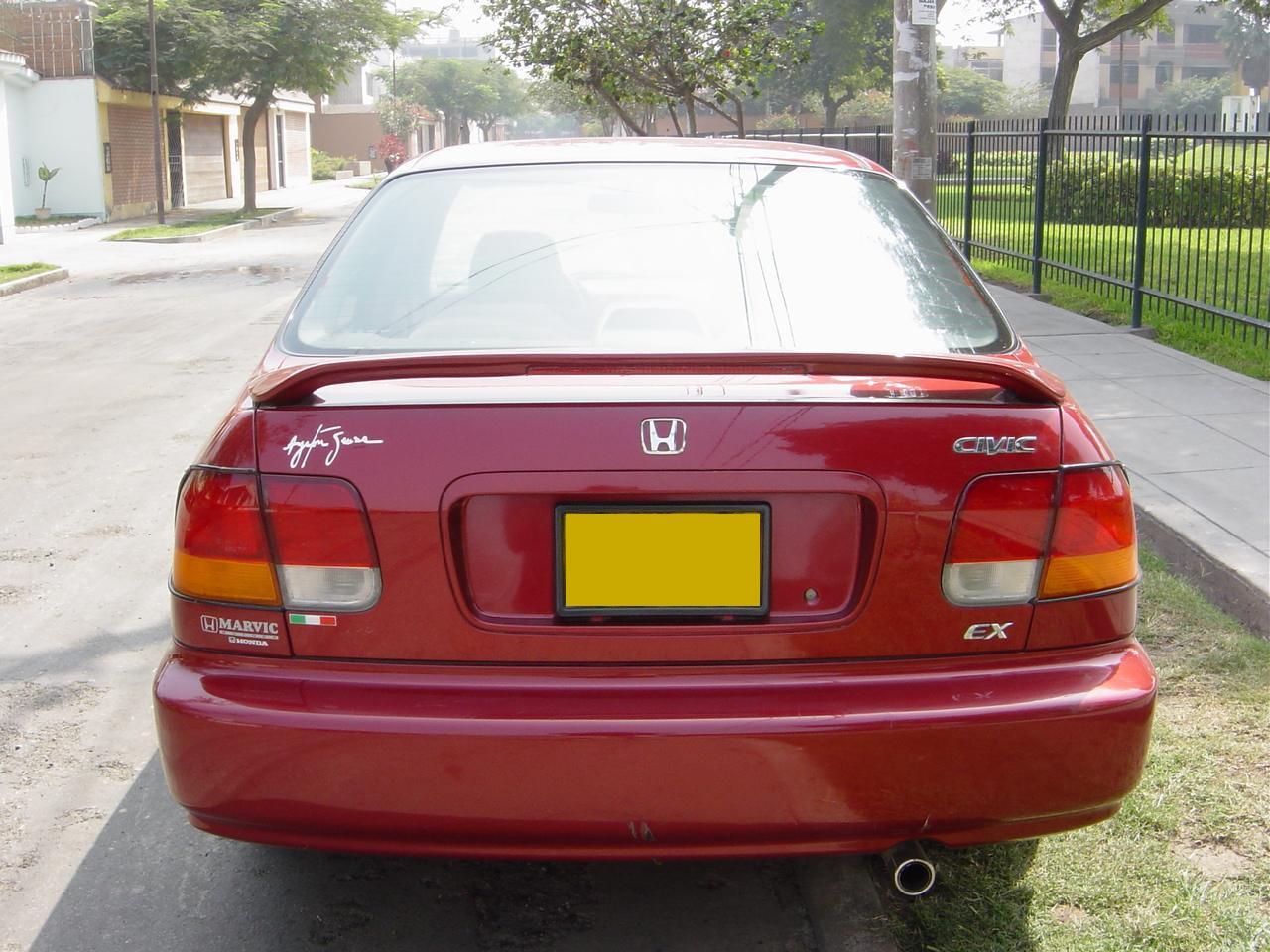 Honda Civic RX Logo - Honda civic ex 98 original!!!!