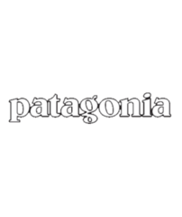 White Patagonia Logo - Patagonia Logo Sticker – Bennett's Clothing