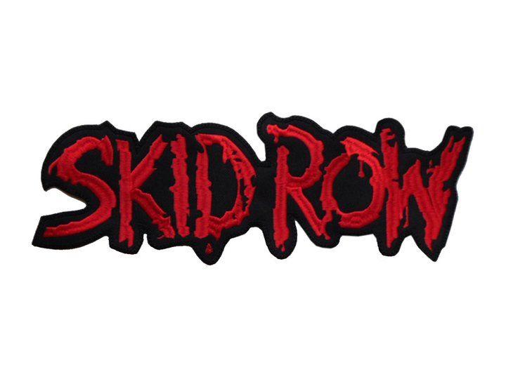 Skid Row Logo - Skid Row Logo Cut Out Backpatch - Rockzone