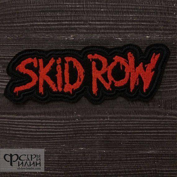 Skid Row Logo - Patch Skid Row logo Heavy Glam Metal band. | Etsy