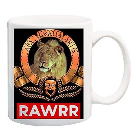 Lion Supreme Logo - MGM Lion Supreme Rawrr T-Shirt Mug: Amazon.co.uk: Kitchen & Home