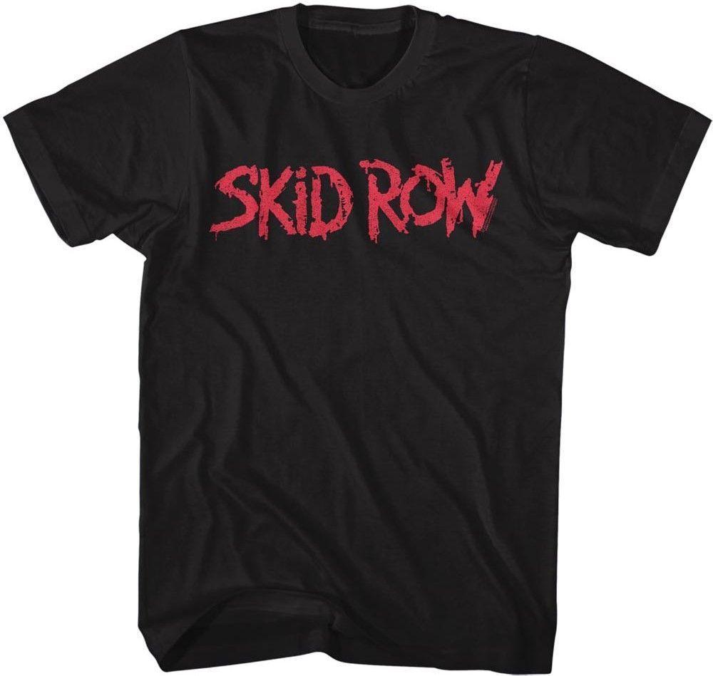 Skid Row Logo - Skid Row Rock Band T-shirt - Skid Row Logo | Men's Black Shirt ...