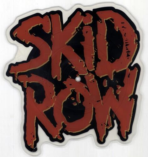 Skid Row Logo - Skid Row (80s) 18 & Life UK shaped picture disc (picture disc vinyl