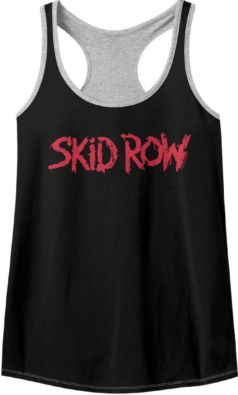 Skid Row Logo - Skid Row Rock Band T-shirt - Skid Row Logo | Women's Black Tank Top ...