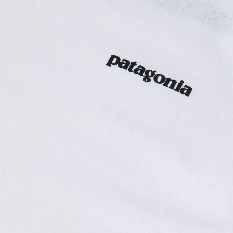 White Patagonia Logo - Responsibili Tee